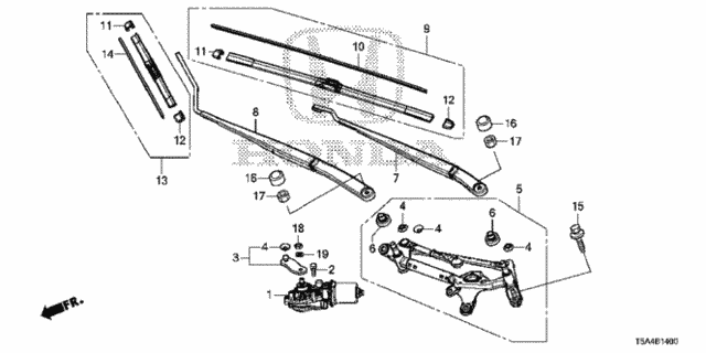 Front Windshield Wiper for 2016 Honda Fit #0