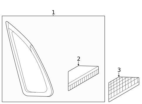 Glass & Hardware for 2022 Mazda CX-30 #0