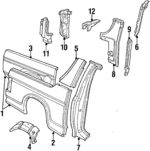 EOTZ9828028A - Body: Extension Panel for Ford Image