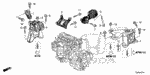 90170SNAA00 - Body/Air Conditioning: BOLT, FLANGE (12X57) for Honda Image