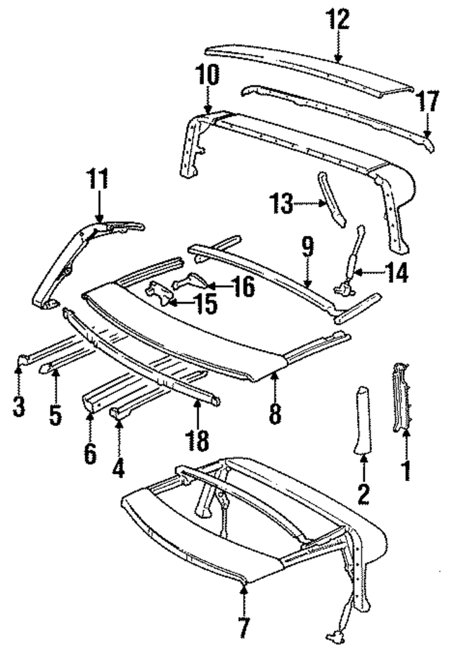 91156118800 - Body: Seal for Porsche Image