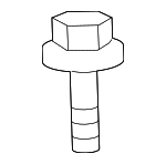 9011906508 - Brakes: Splash Shield Screw for Toyota: Mirai, Prius, Prius Plug-In, Prius V Image