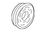 6580044 - HVAC: Pulley for Buick: Commercial Chassis, LeSabre, Park Avenue, Regal, Riviera, Roadmaster | Cadillac: Allante, Brougham, DeVille, Eldorado, Escalade, Fleetwood, Seville | Chevrolet: Astro, Blazer, C1500, C2500, C3500, C3500HD, Camaro, Caprice, Corvette, G30, Impala, K1500 Pickup, K2500 Pickup, K3500 Pickup, P30, Prizm, S10, S10 Blazer, Suburban C1500, Suburban C2500, Suburban K1500, Suburban K2500, Tahoe | GMC: C1500 Pickup, C2500 Pickup, C3500 Pickup, C3500HD, G3500, Jimmy, Jimmy S15, K1500 Pickup, K2500 Pickup, K3500 Pickup, P3500, S15, Safari, Sonoma, Suburban C1500, Suburban C2500, Suburban K1500, Suburban K2500, Typhoon, Yukon | Oldsmobile: Aurora, Bravada | Pontiac: Bonneville, Firebird Image