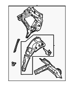 2GJ809401 - Body: Inner Panel Assembly for Volkswagen: Taos Image