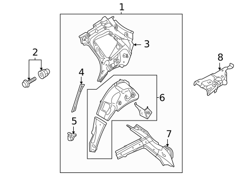 Inner Structure for 2025 Volkswagen Taos #0