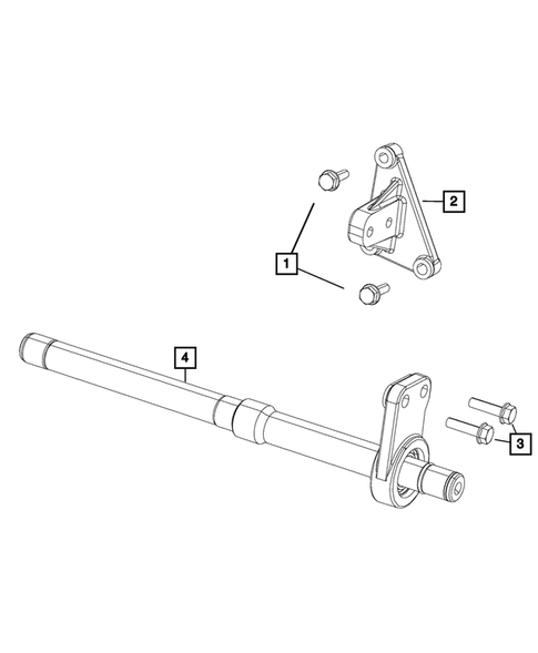Front Axle Shafts for 2019 Dodge Journey #1