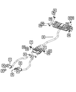 68629793AA - Exhaust: Cat Converter Maniverter for Mopar Image