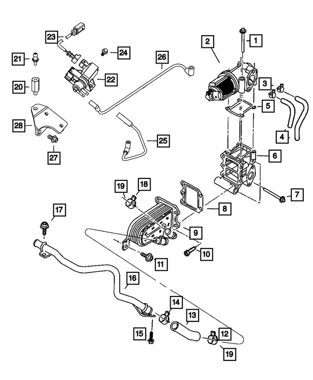 68055580AA - Emission Systems: Bolt for Mopar Image