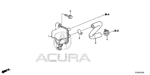 Purge Control Solenoid Valve (1) for 2020 Acura TLX #0