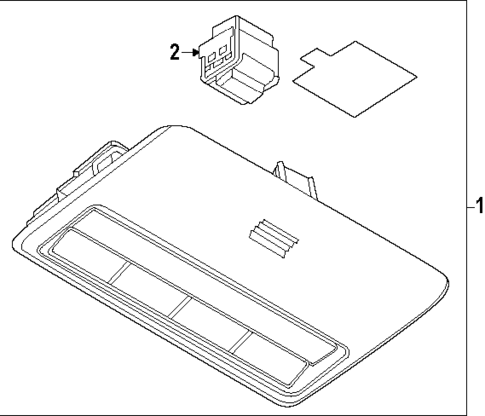 Overhead Console for 2024 Mazda CX-90 #1