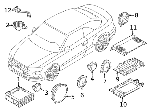 Sound System for 2017 Audi A3 Quattro #0