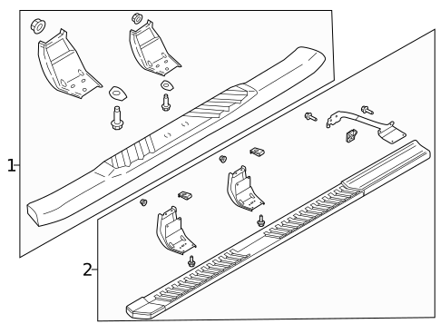 Running Board for 2018 Ford F-350 Super Duty #11