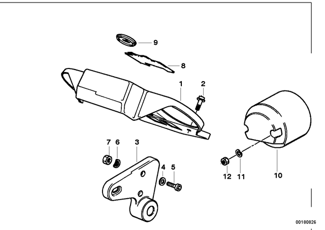 46632307381 - : Instrument Panel, Primed for BMW-Motorrad Image