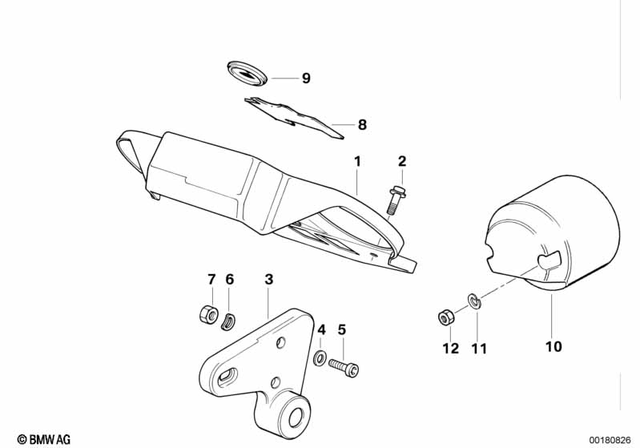 46632307381 - : Instrument Panel, Primed for BMW-Motorrad Image