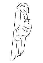 4A0857833D - Electrical: Seat Belt Assembly Adjuster for Audi: 100, 100 Quattro, A4, A4 Quattro, A6, A6 Quattro, Allroad Quattro, S4, S6 Image