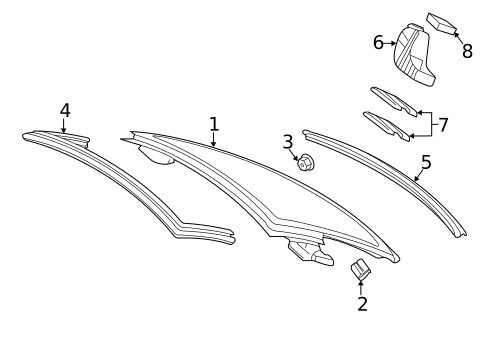 Back Glass for 2019 Mercedes-Benz SLC43 AMG #0