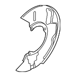 KK3Z2K004C - Brakes: Splash Shield for Ford Image