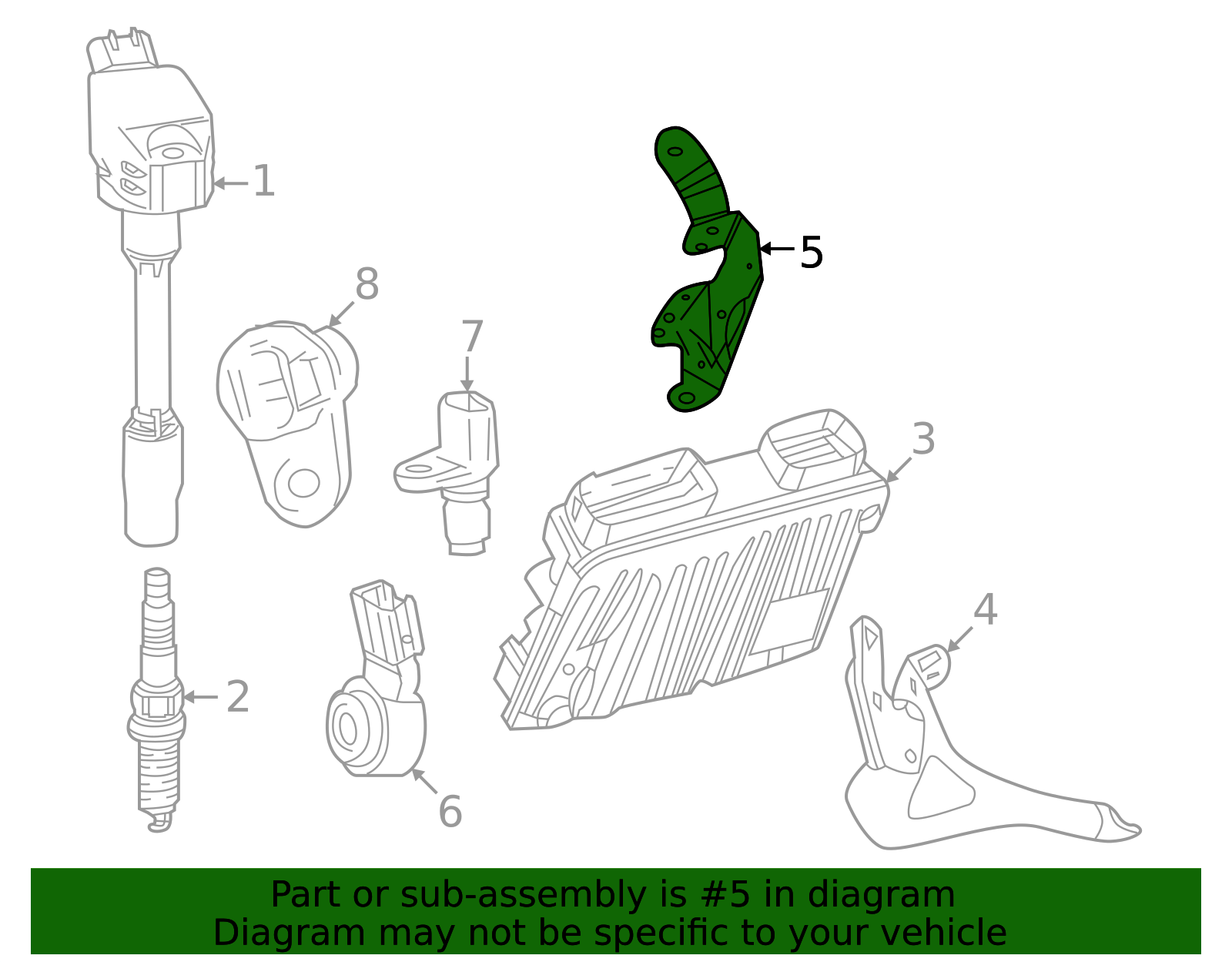 Engine Control Module (ECM) Bracket 89668-06370 | Country Hills Toyota ...