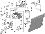 86812596 - HVAC: Condenser for Cadillac: ESCALADE IQ | Chevrolet: Silverado EV | GMC: Hummer EV Pickup, Hummer EV SUV, Sierra EV Image