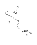 53032617AF - Engine 4.7L Eight Cylinder: Crankcase Vent To Intake Manifold Tube for Mopar Image