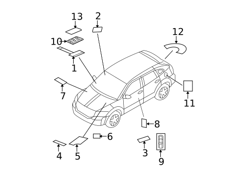 Labels for 2011 Dodge Caliber #0