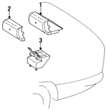 182041567007 - Electrical: High Mount Lamp for Mercedes-Benz Image