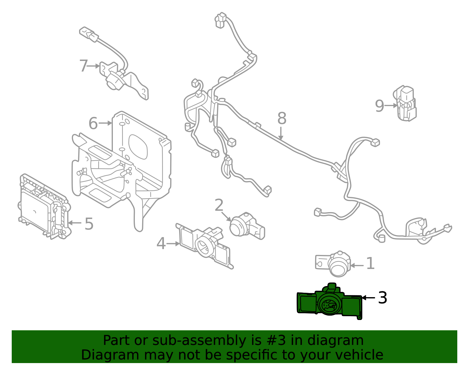 2022-2025 Mitsubishi Park Sensor Retainer 8651A422WB | OEM Parts