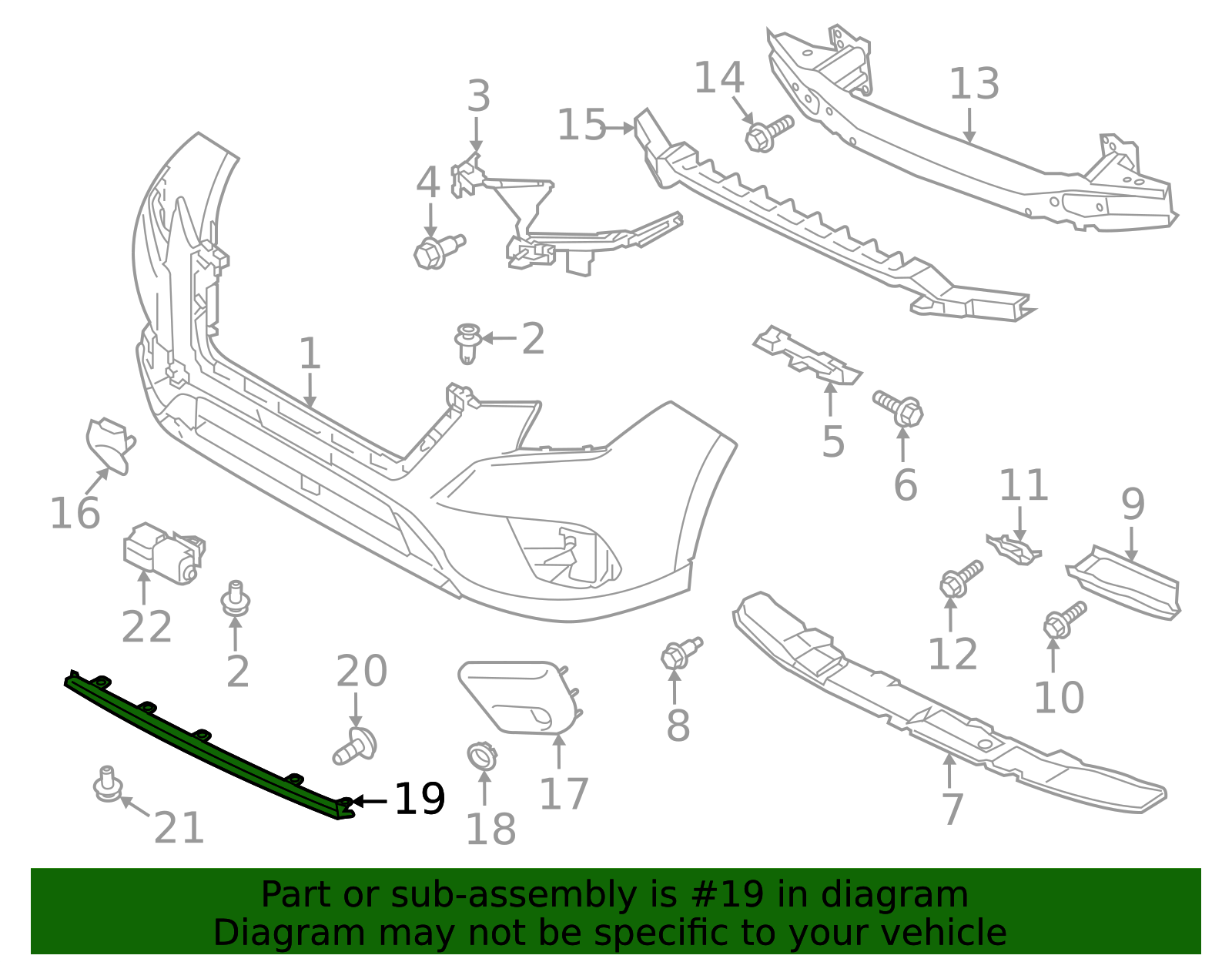 2022-2024 Subaru Forester Edge Guard 57734SJ070 | Subaru Parts Store
