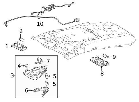 Electrical Components for 2019 Toyota C-HR #0