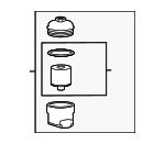 AJ812351 - Engine: Engine Oil Filter Housing for Jaguar Image
