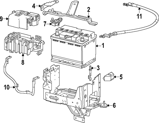 85689614 - : Battery Tray for Chevrolet: Blazer EV Image
