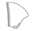 51368209423 - Body: Quarter Glass for BMW Image