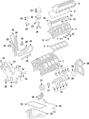 TCRK17 - Engine: Motorcraft™ Engine Timing Chain Guide for Ford Image