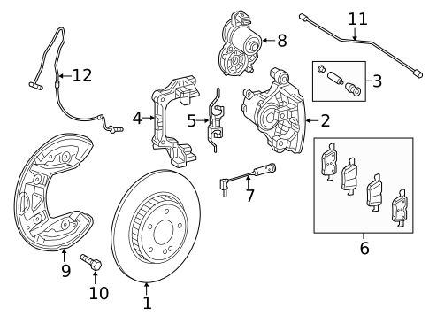 Rear Brakes for 2015 Mercedes-Benz C400 #1