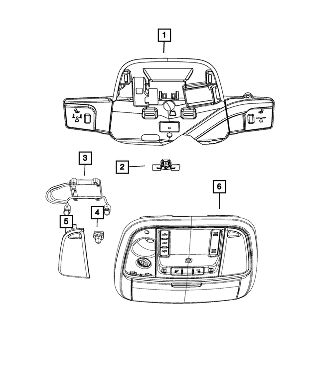 68329822AA - Interior Trim: Intrusion Module Sensor for Mopar Image