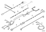 12517575579 - Engine Electrical System: Wiring Harness, Rear Differential for BMW Image