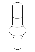 C2P17121 - Engine: Engine Cover Ball Stud for Jaguar Image