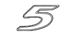 CGY051721 - Body: Nameplate for Mazda: 5 Image