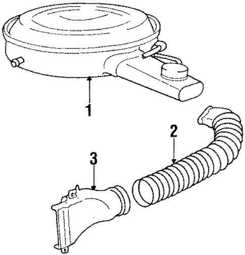 Air Intake for 1990 Chevrolet Caprice #0