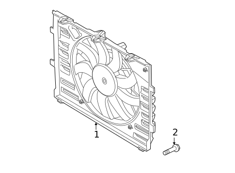 Cooling Fan for 2012 Porsche Cayenne #0