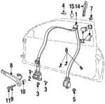12532103 - : Buckle for Oldsmobile: Achieva Image