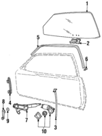 F2ZZ6121546A - Body: Run Channel for Ford: Mustang | Mercury: Capri Image