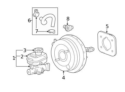Master Cylinder - Components On Dash Panel for 2014 Chevrolet Camaro #2