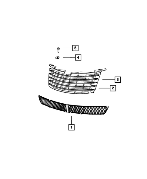 Grilles for 2010 Chrysler PT Cruiser #0