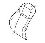 4639101407 - : Seat Back Pad for Mercedes-Benz Image