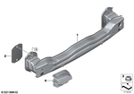 51127484750 - : Carrier, Bumper Rear for BMW Image