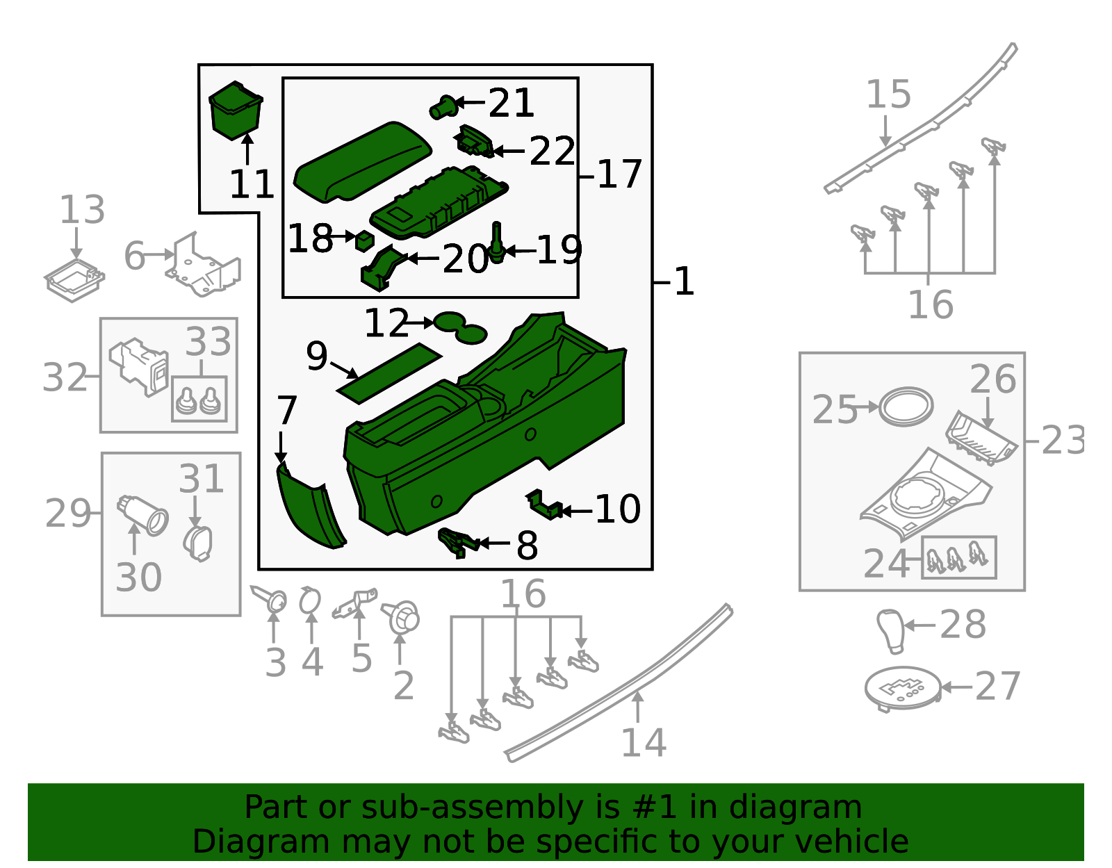 EH45-64-420A-02 - 2010-2012 Mazda CX-7 - Console Assembly | Mazda