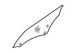5706A190 - : Movable Glass for Mitsubishi: Eclipse Image