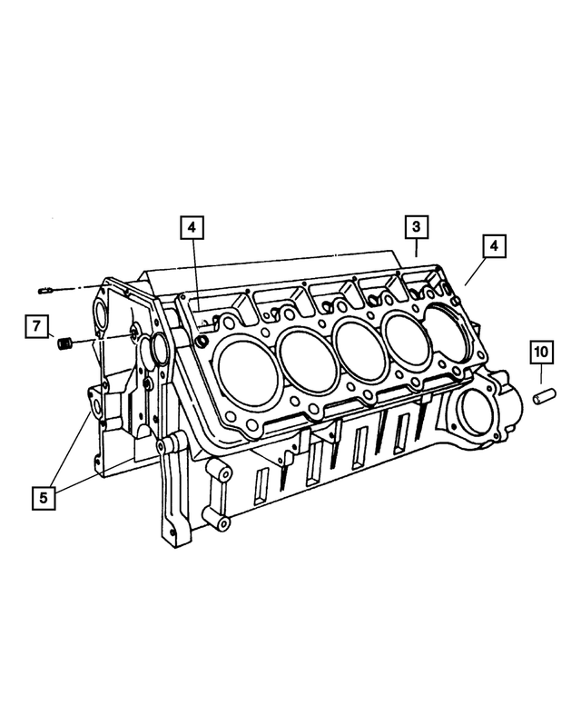 5245055 - Engine 8.3L Ten Cylinder [EWC]: Front Cover Dowel for Mopar Image
