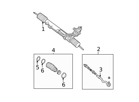 Steering Gear & Linkage for 2004 BMW X5 #0